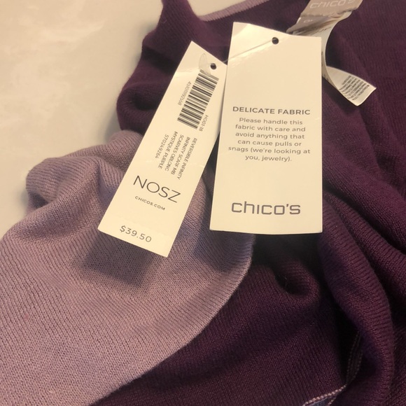 Chico’s NWT reversible infinity scarf - Picture 6 of 8